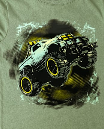 Boys Monster Truck Graphic Tee - CAPERS