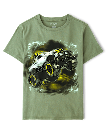 Boys Monster Truck Graphic Tee - CAPERS