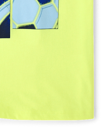 Boys Choose Wisely Sports Graphic Tee - SOCCER YELLOW NEON