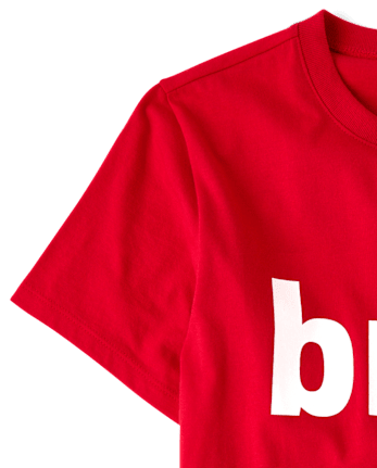 Boys Valentine's Day Bruh Graphic Tee - RUBY