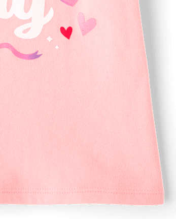 T-shirt graphique pour petites filles qui dansent toute la journée - ROSE POTTERY