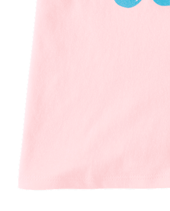 Girls Squish Squad Graphic Tee - ROSE MIST