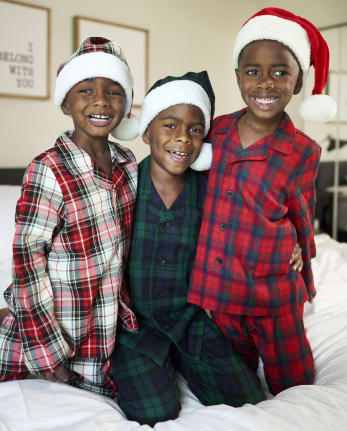 Matching Family Pajamas - Festive Flannel Collection