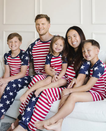 Matching Family Pajamas - Stars and Stripes Collection