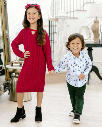Coordinating Kids Outfits - Happy Holidays Collection