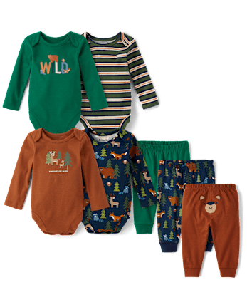 Baby Boys Outfit Set - Forest Friends Collection