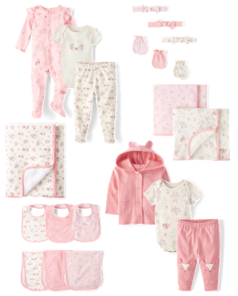 Set Bebé niña Essentials - Colección Little Deer