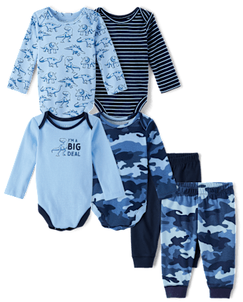 Baby Boys Outfit Set - Dino Camo Collection