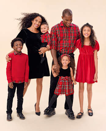Coordinating Family Outfits Red Holiday Plaid Collection The Children s Place