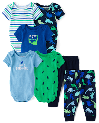 Baby Boys Outfit Set - Dino Collection