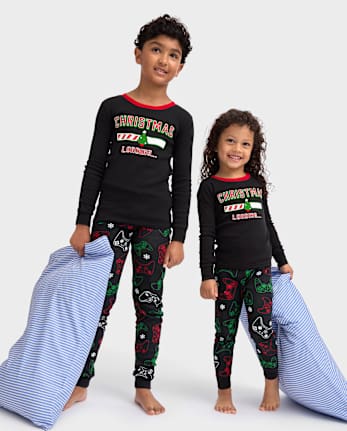 Matching Kids Pajamas - Christmas Loading Collection