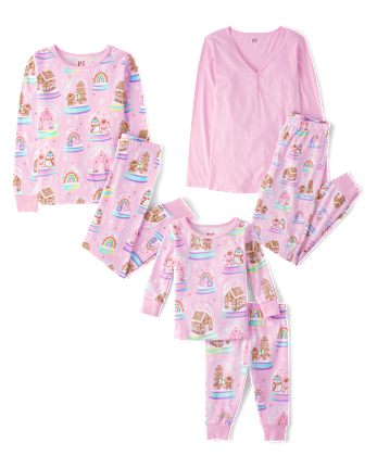 Mommy And Me Pajamas - Gingerbread House Collection