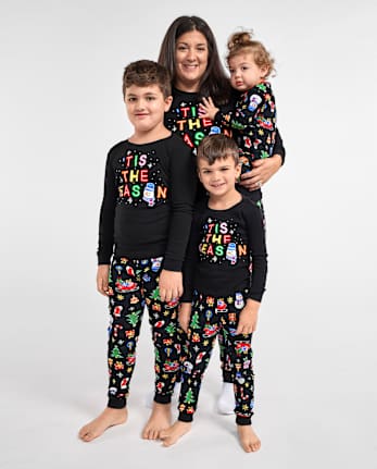 Matching Family Pajamas - Glow Tis The Season Collection
