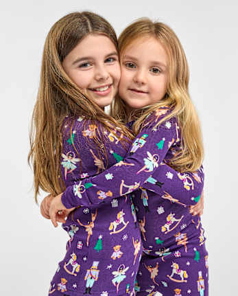 Matching Girls Pajamas - Glow Nutcracker Ballerina Collection