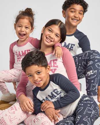 Matching Kids Pajamas - Football Game Day Collection