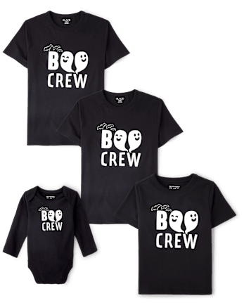 Matching Family Graphic Tees - Glow Boo Crew Collection