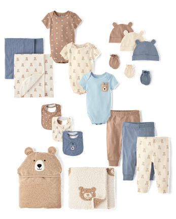 Baby Boys Essentials Gift Set - Bear Collection
