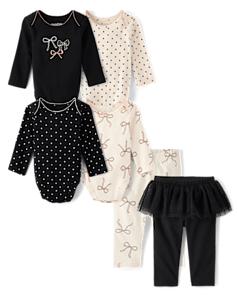 Baby Girls Outfit Set - Bow Collection