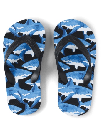 Boys Surf Shark Flip Flops 2-Pack | The Children's Place - MULTI CLR