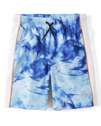 Boys Marble Mesh Performance 2-Piece Outfit Set
