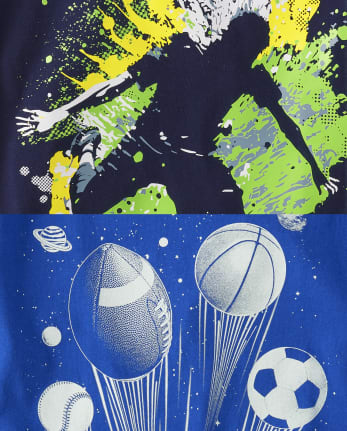 Boys Sports Graphic Tee 5-Pack