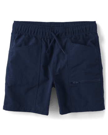 Boys Quick Dry Pull On Cargo Shorts 4-Pack