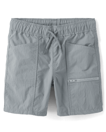 Boys Quick Dry Pull On Cargo Shorts 4-Pack
