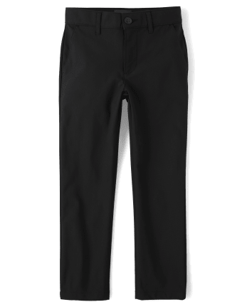 Boys Uniform Quick Dry Skinny Chino Pants 3-Pack