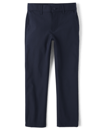 Boys Uniform Quick Dry Straight Chino Pants 3-Pack