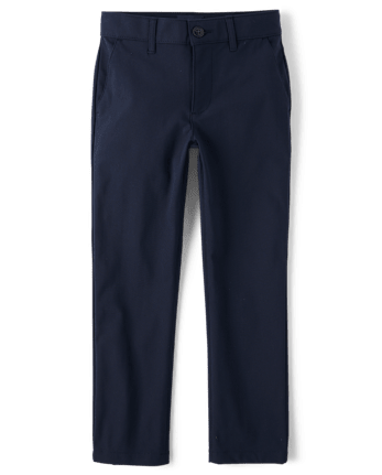 Boys Uniform Quick Dry Straight Chino Pants 3-Pack