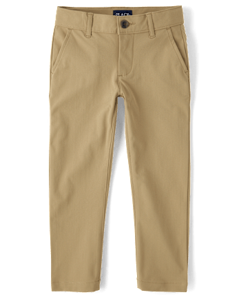 Boys Uniform Quick Dry Straight Chino Pants 3-Pack