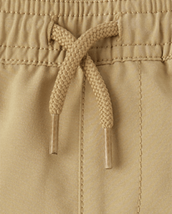 Paquete de 2 pantalones deportivos sin cordones de secado rápido para bebés y niños pequeños