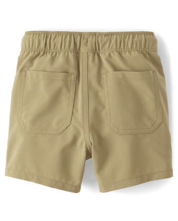 Shorts deportivos sin cierres de secado rápido para bebés y niños pequeños
