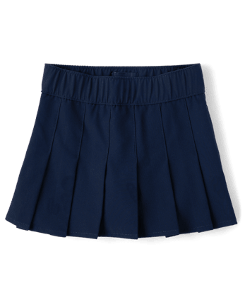 Girls Uniform Quick Dry Pleated Skort 2-Pack