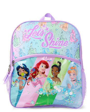 Conjunto de 2 piezas de mochila de princesas Disney para ninas pequenas MULTI CLR The Children s Place