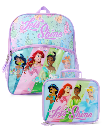 Toddler Girls Disney Princess Backpack 2-Piece Set