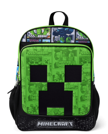 Boys Minecraft Backpack 2-Piece Set