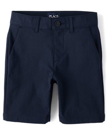 Paquete de 3 pantalones cortos chinos uniformes de secado rápido para niños