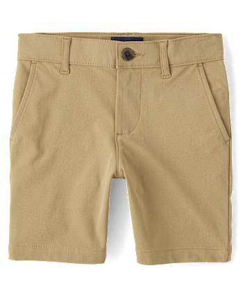 Paquete de 3 pantalones cortos chinos uniformes de secado rápido para niños