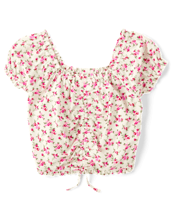 Girls Floral 2-Piece Outfit Set