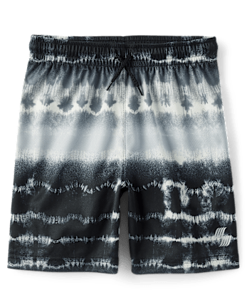 Boys Print Mesh Performance Basketball Shorts 2-Pack