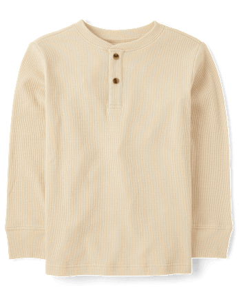 Boys Thermal Henley Top 3-Pack