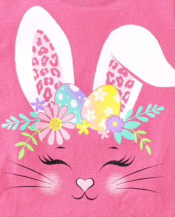 Baby And Toddler Girls Easter Graphic Tee 2-Pack