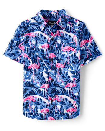 Boys Tropical 2-Piece Cabana Set