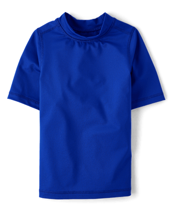 Boys Palm Tree Rashguard Swimsuit