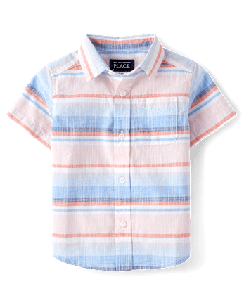Baby And Toddler Boys Striped 2-Piece Outfit Set