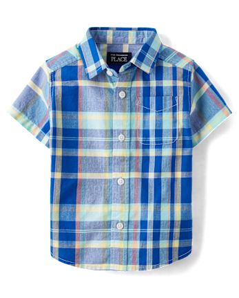 Baby And Toddler Boys Plaid 2-Piece Outfit Set