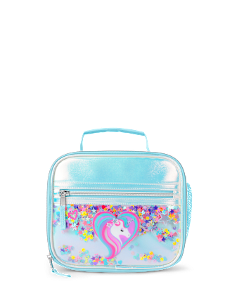 Girls Crackle Shakey Unicorn Backpack 2-Piece Set