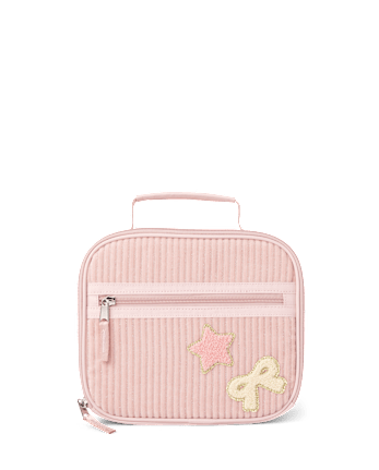 Girls Bow Corduroy Backpack 2-Piece Set