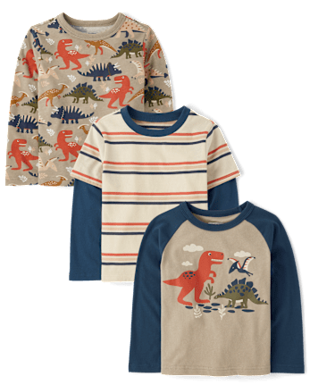 Baby And Toddler Boys Dino 6-Piece Outfit Set